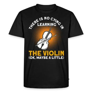 Violinist Orchestra-Violinist Violinist Gesche - Men's Premium Organic T-Shirt - black - Front - Nico (187cm)