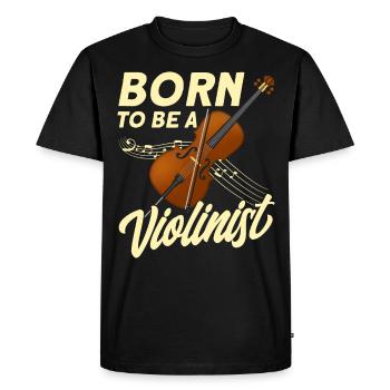 Cadeau de violoniste violoniste - T-shirt Premium bio Homme - noir - Devant - Nico (187cm)