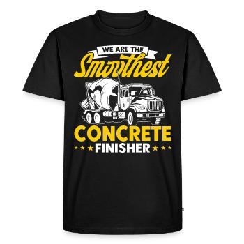 Concrete Concrete Builder Construction Site Gift - Men's Premium Organic T-Shirt - black - Front - Nico (187cm)