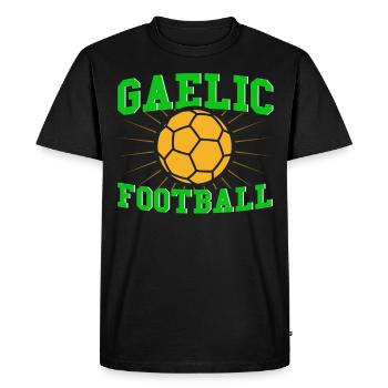 Gaelic football Irish team sport Gälisc - Men's Premium Organic T-Shirt - black - Front - Nico (187cm)