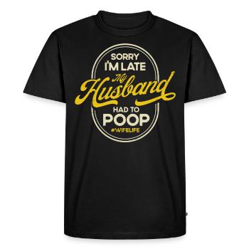 Sarcasme Ironie Cadeau sarcastique - T-shirt Premium bio Homme - noir - Devant - Nico (187cm)