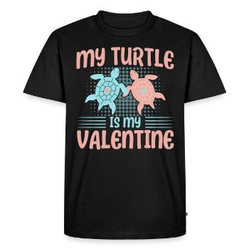 Sea turtles Sea turtles Turtles - Men's Premium Organic T-Shirt - black - Front - Nico (187cm)