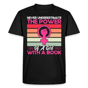 Droits des femmes Autonomisation féministe - T-shirt Premium bio Homme - noir - Devant - Nico (187cm)
