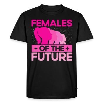 Égalité des sexes Égalité des sexes - T-shirt Premium bio Homme - noir - Devant - Nico (187cm)