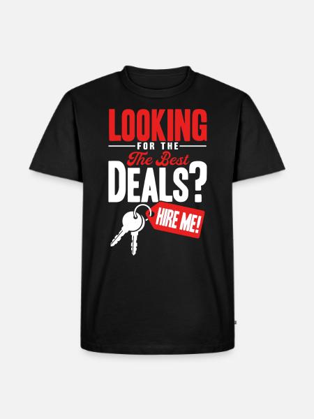 House Sell Property Agent Gift - Men's Premium Organic T-Shirt - black