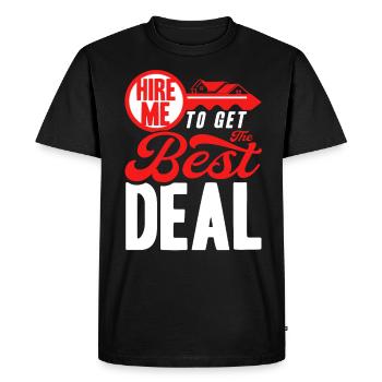 Maison Vendre Immobilier Vente Propriété Geschen - T-shirt Premium bio Homme - noir - Devant - Nico (187cm)
