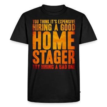 Interior Designer House Presentation Home Furnishings - Men's Premium Organic T-Shirt - black - Front - Nico (187cm)