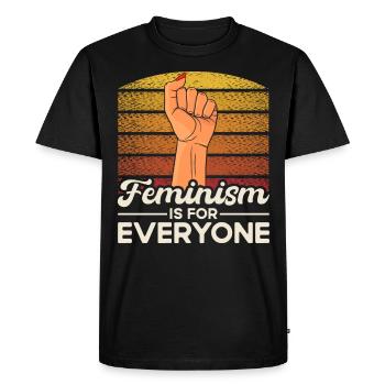 Droits des femmes Autonomisation féministe - T-shirt Premium bio Homme - noir - Devant - Nico (187cm)
