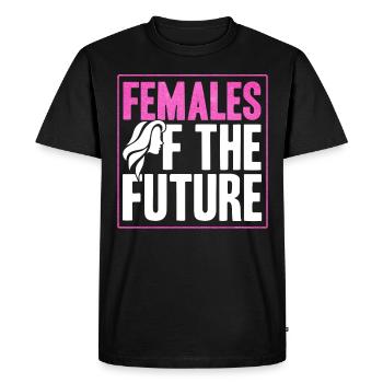 Égalité des sexes Égalité des sexes - T-shirt Premium bio Homme - noir - Devant - Nico (187cm)