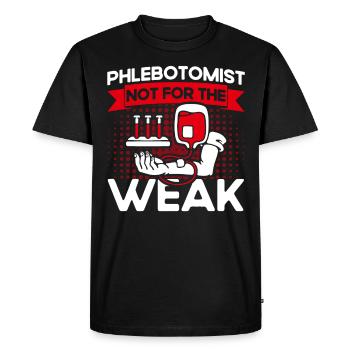 Blood sampling Phlebotomy Laboratory Phlebotomist Geschen - Men's Premium Organic T-Shirt - black - Front - Nico (187cm)