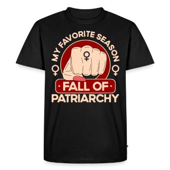 Women's rights Equal rights - Men's Premium Organic T-Shirt - black - Front - Nico (187cm)