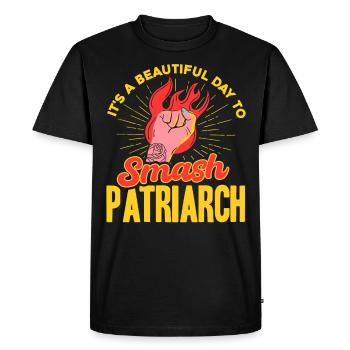 Égalité des sexes Feminism Rec - T-shirt Premium bio Homme - noir - Devant - Nico (187cm)