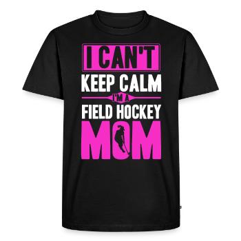 Hockey sur gazon intérieur Équipe Sports Hockey sur gazon Spie - T-shirt Premium bio Homme - noir - Devant - Nico (187cm)