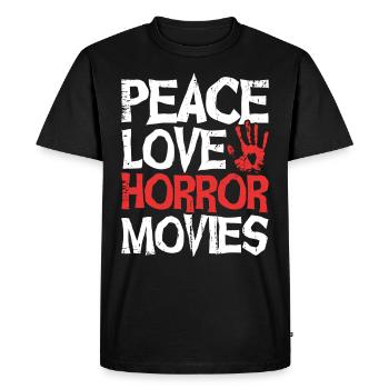 film d’horreur film d’horreur film d’horreur cadeau - T-shirt Premium bio Homme - noir - Devant - Nico (187cm)