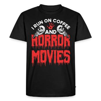 Film d’horreur Film d’horreur Film d’horreur Slasher Film Cadeau - T-shirt Premium bio Homme - noir - Devant - Nico (187cm)