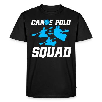 Canoë Canoë Canoë Polo Canoë Solo Play Cadeau - T-shirt Premium bio Homme - noir - Devant - Nico (187cm)