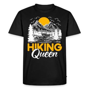 Cadeau de randonnée en plein air - T-shirt Premium bio Homme - noir - Devant - Nico (187cm)