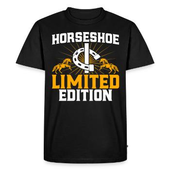 Horseshoe Throwing Horseshoe Throwing Game Horseshoe Throwing - Men's Premium Organic T-Shirt - black - Front - Nico (187cm)