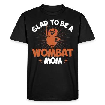 Wombat Wombats Australia Outback Cadeau - T-shirt Premium bio Homme - noir - Devant - Nico (187cm)