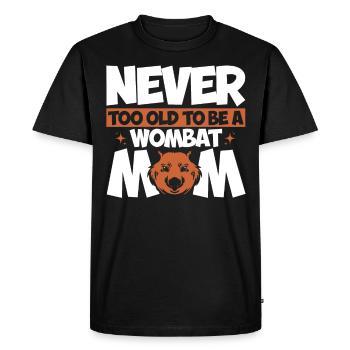 Wombats Wombat Marsupial Cadeau - T-shirt Premium bio Homme - noir - Devant - Nico (187cm)