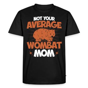 Wombat Marsupial Wombat Lover Cadeau - T-shirt Premium bio Homme - noir - Devant - Nico (187cm)