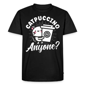 Chat Parents Chat Chat Maman Cadeau - T-shirt Premium bio Homme - noir - Devant - Nico (187cm)