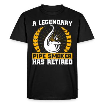 Pipe Smokers Community Pipe Smoking Pipe Tab - T-shirt Premium bio Homme - noir - Devant - Nico (187cm)