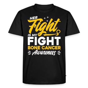 Bone cancer Bone cancer survivors Support - Men's Premium Organic T-Shirt - black - Front - Nico (187cm)