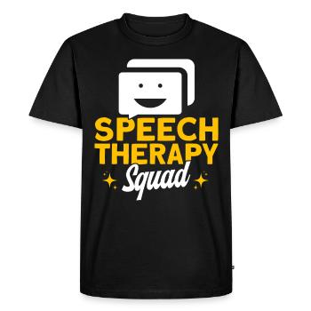 SLP Orthophoniste Assistant Thérapie Cadeau - T-shirt Premium bio Homme - noir - Devant - Nico (187cm)