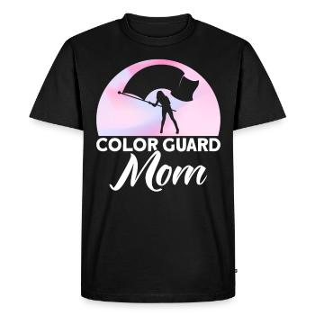 Color Guard Mom Flag Guard Cadeau - T-shirt Premium bio Homme - noir - Devant - Nico (187cm)