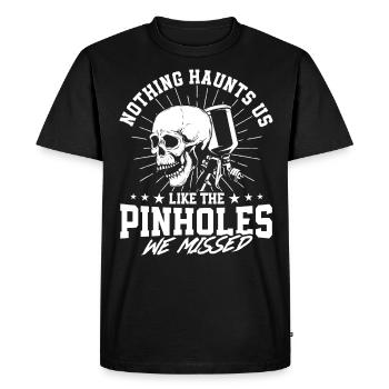 The pinholes we overlooked Autolacki - Men's Premium Organic T-Shirt - black - Front - Nico (187cm)
