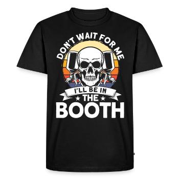 I will be in the cabin car painting Gesche - Men's Premium Organic T-Shirt - black - Front - Nico (187cm)