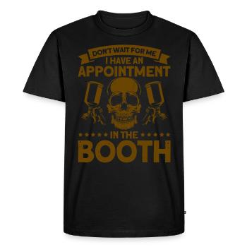 Rendez-vous dans l’habitacle cadeau de peinture de voiture - T-shirt Premium bio Homme - noir - Devant - Nico (187cm)