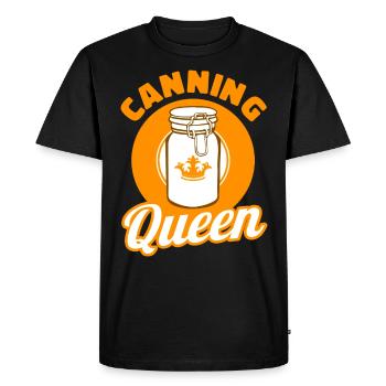 Cadeau de conserve de la reine en conserve - T-shirt Premium bio Homme - noir - Devant - Nico (187cm)