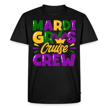 Mardi Gras Cruise Crew Mardi Gras Cadeau - T-shirt Premium bio Homme - noir - Devant - Nico (187cm)