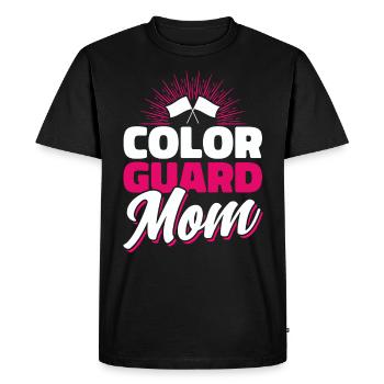 Color Guard Mom Flag Guard Cadeau - T-shirt Premium bio Homme - noir - Devant - Nico (187cm)