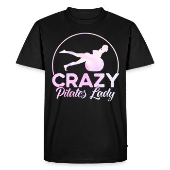 Pilates Crazy Pilates Lady Cadeau - T-shirt Premium bio Homme - noir - Devant - Nico (187cm)