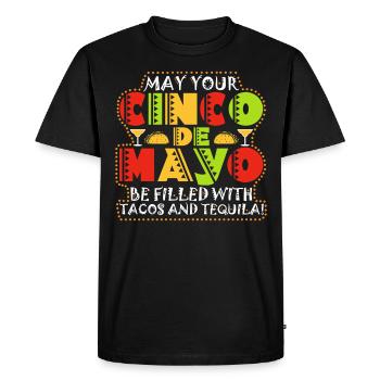 Viva Mexico Cinco De Mayo Party 5 De Mayo Cadeau - T-shirt Premium bio Homme - noir - Devant - Nico (187cm)