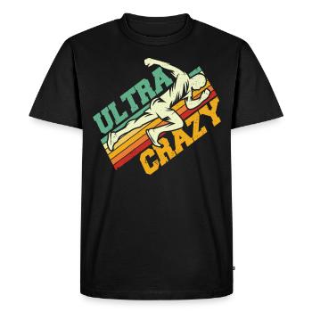 Ultramarathon Ultramarathon Runner Marathon Runner G - Men's Premium Organic T-Shirt - black - Front - Nico (187cm)