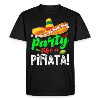 5 De Mayo Viva Mexico Cinco De Mayo Cadeau - T-shirt Premium bio Homme - noir - Devant - Nico (187cm)