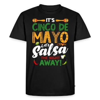 Cinco De Mayo 5 De Mayo Viva Mexico Cadeau - T-shirt Premium bio Homme - noir - Devant - Nico (187cm)