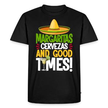 Cinco De Mayo 5 De Mayo Cinco De Mayo Party Gesche - T-shirt Premium bio Homme - noir - Devant - Nico (187cm)