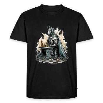 The Player Rider - Men's Premium Organic T-Shirt - black - Front - Nico (187cm)