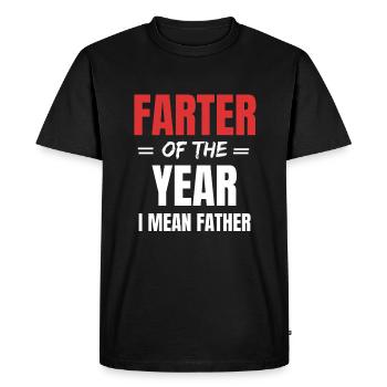 Funny gift for the dad Dad Daddy Humor - Men's Premium Organic T-Shirt - black - Front - Nico (187cm)
