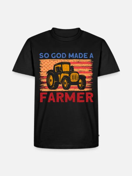 Agriculture Farmer Farm Gift - Men's Premium Organic T-Shirt - black