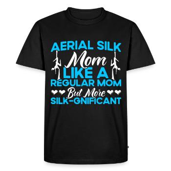 Aerial Silk Aerial Acrobats Aerial Yoga Workout Gesc - Men's Premium Organic T-Shirt - black - Front - Nico (187cm)