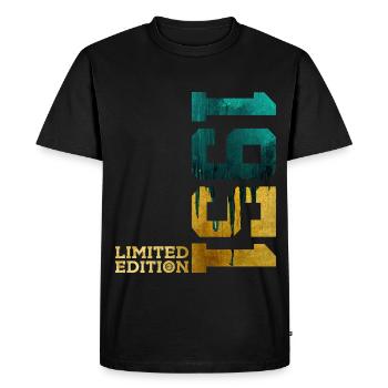 75E ANNIVERSAIRE ÉDITION LIMITÉE 1951 - T-shirt Premium bio Homme - noir - Devant - Nico (187cm)