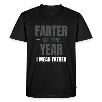 Funny gift for the dad Dad Daddy Humor - Men's Premium Organic T-Shirt - black - Front - Nico (187cm)