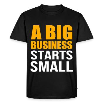 Entrepreneur - T-shirt Premium bio Homme - noir - Devant - Nico (187cm)