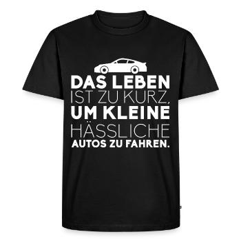 Voiture amateur de tuning voiture de voiture de sport voiture voiture - T-shirt Premium bio Homme - noir - Devant - Nico (187cm)
